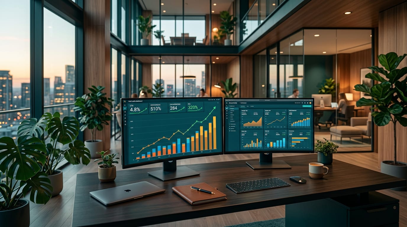 A melhor agência de IA para soluções une dados, mídia e automação