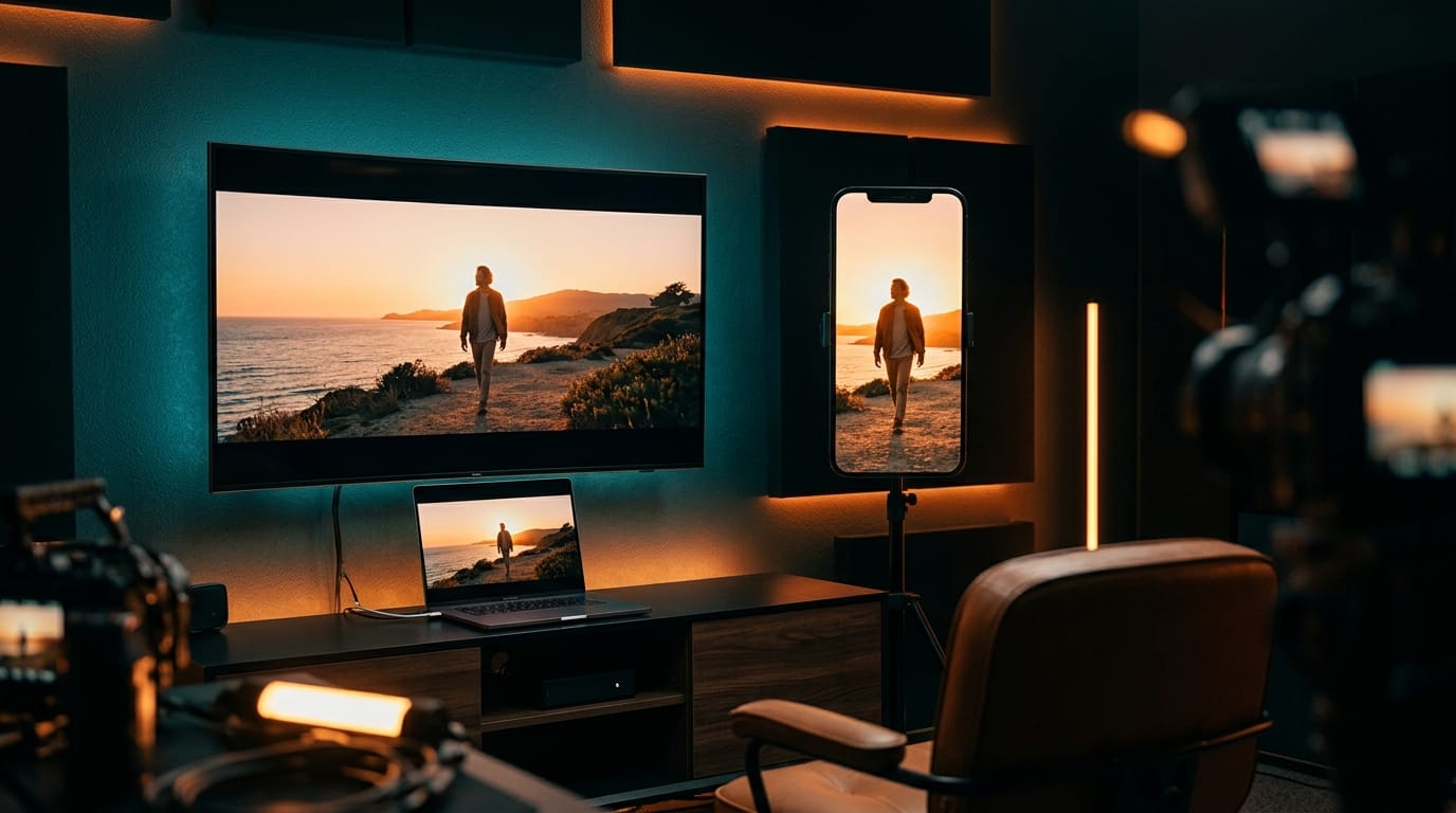 Comercial em vídeo com IA para TV, YouTube e redes por 10% do custo